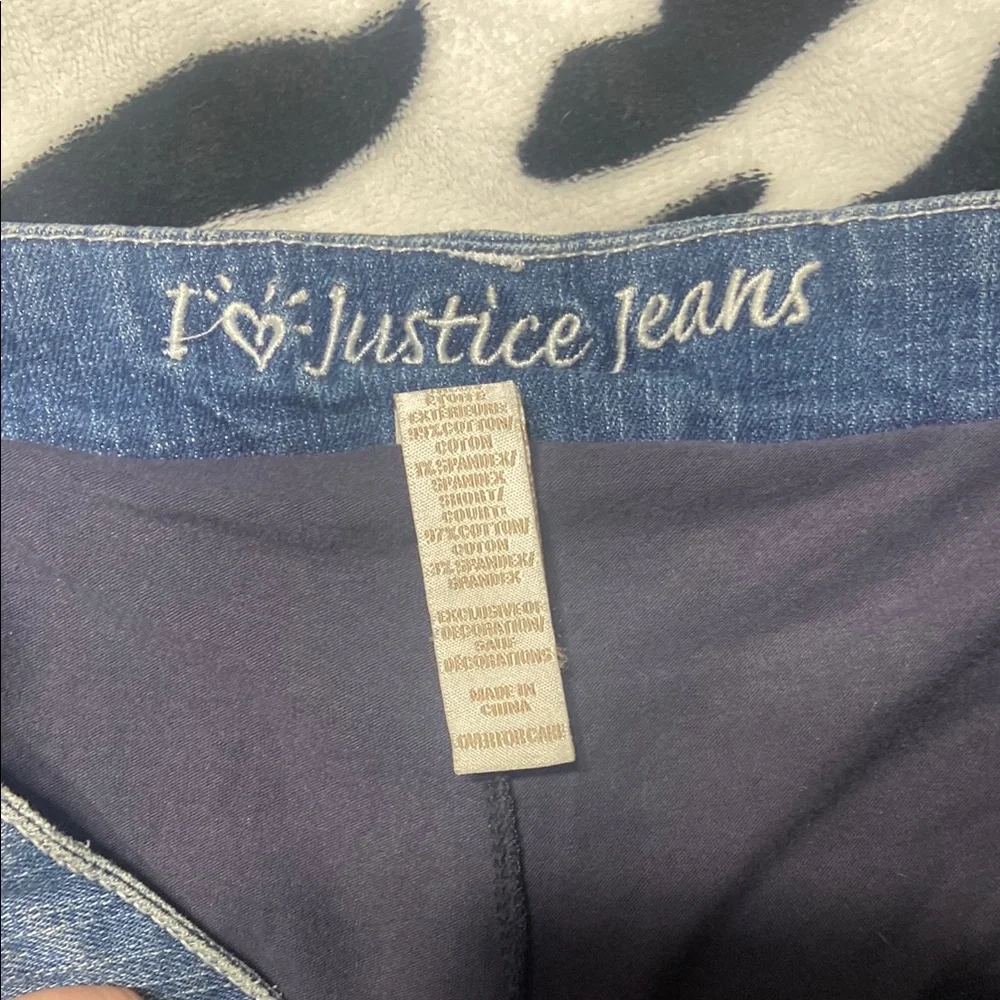 Justice Blue Sequin Mini Skirt Casual Night Out - Picture 2 of 6